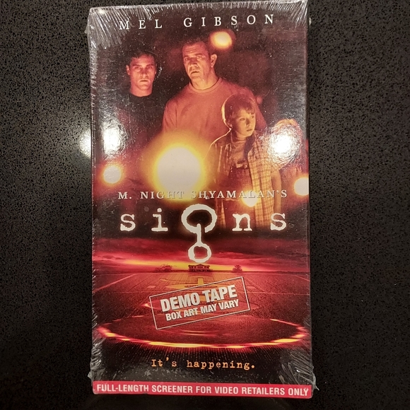 SIGNS FULL LENGH PROMO TAPE VHS - Picture 1 of 4
